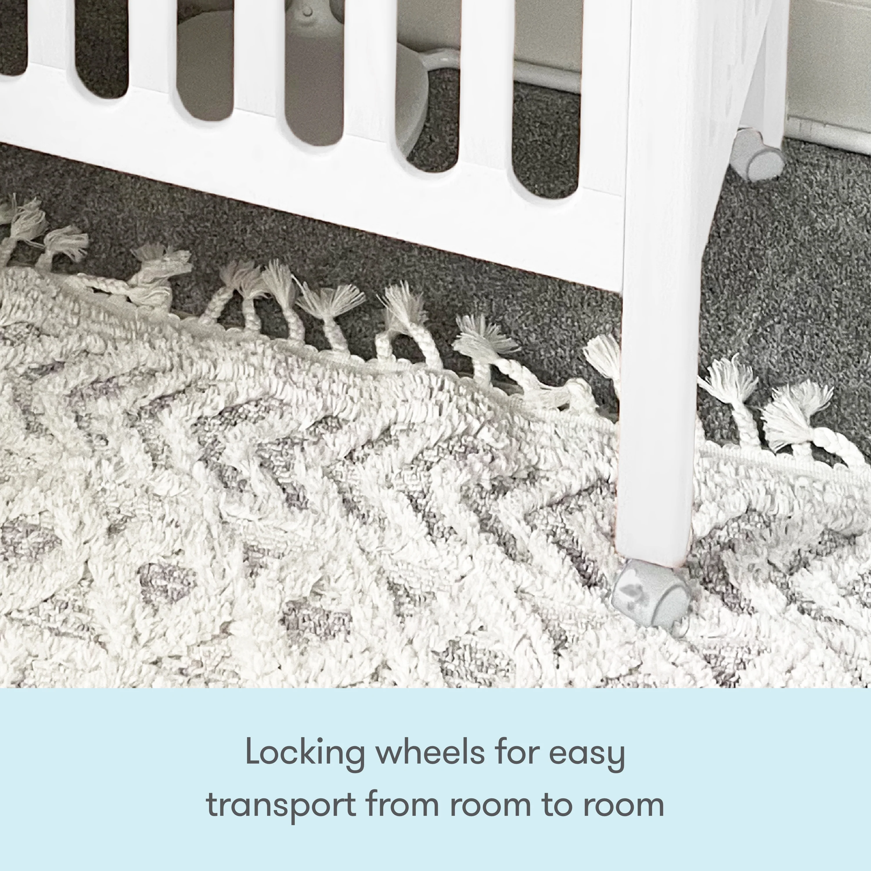 Newton Galileo Mini Crib with Newton Mattress - Image 30