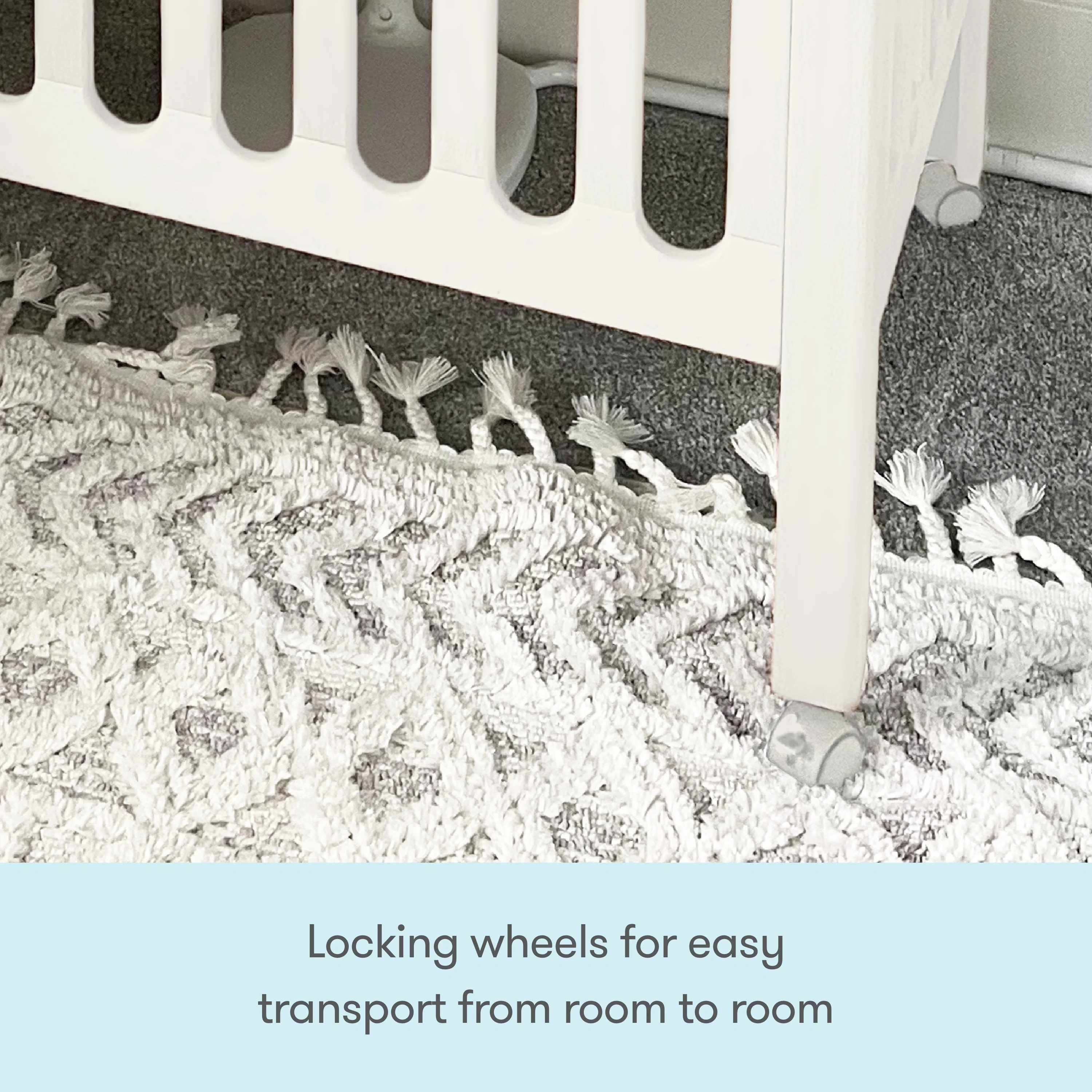 Newton Galileo Mini Crib with Newton Mattress - Image 37