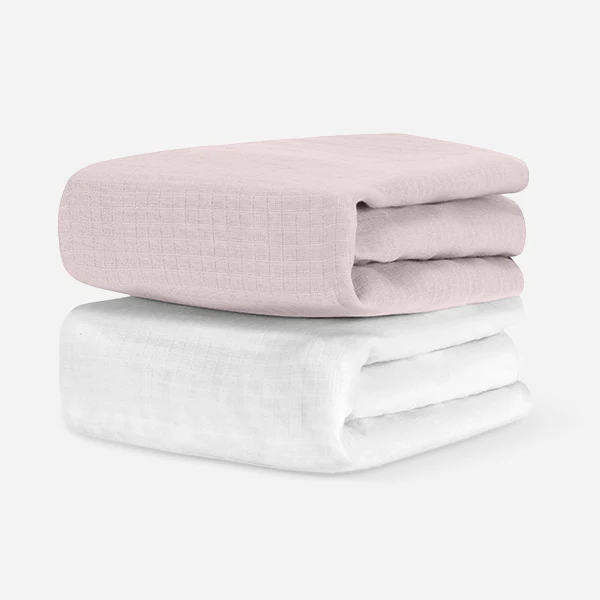 Breathable Organic Fitted Mini Crib Sheets - Image 10