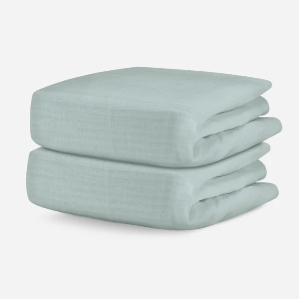 Breathable Organic Fitted Mini Crib Sheets - Image 15