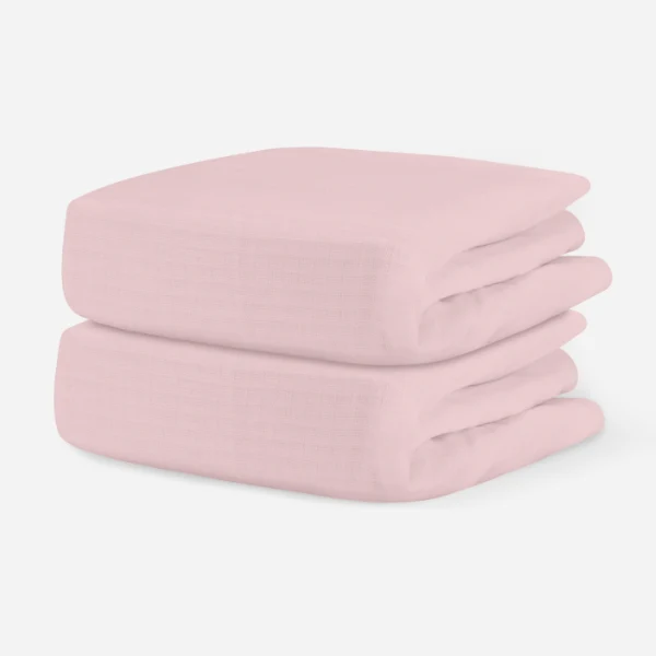 Breathable Organic Fitted Mini Crib Sheets - Image 17