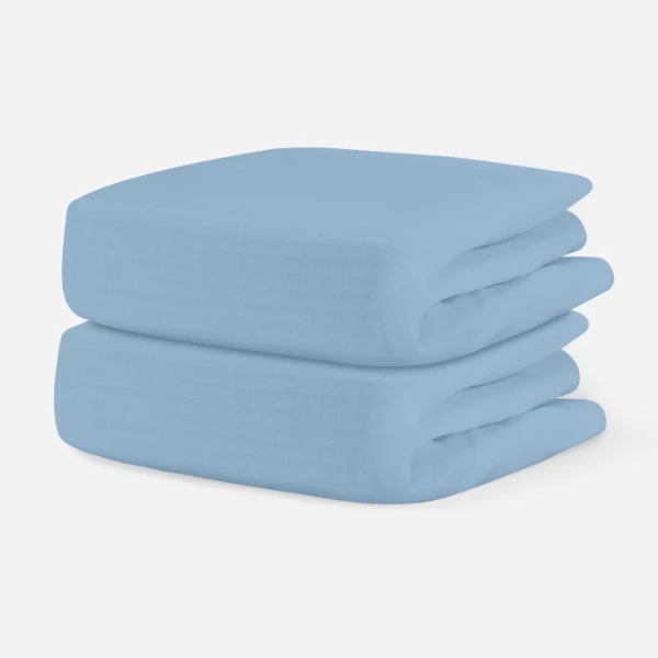 Breathable Organic Fitted Mini Crib Sheets - Image 18