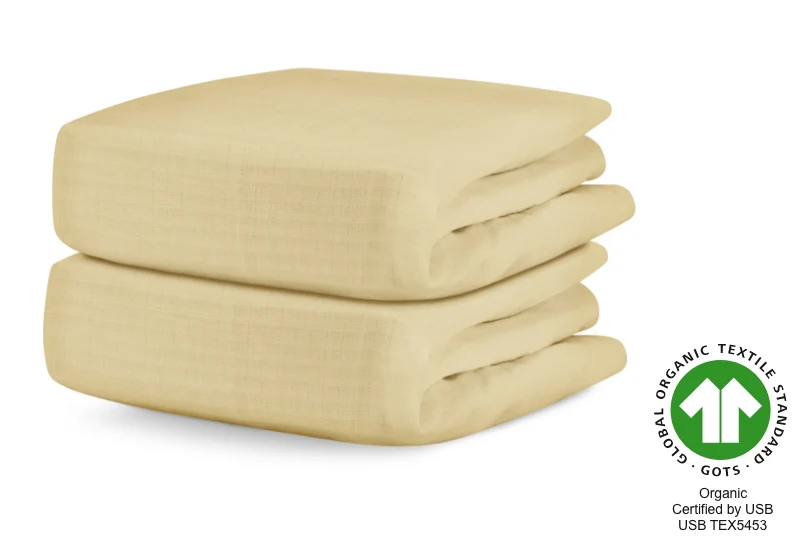 Breathable Organic Fitted Mini Crib Sheets - Image 42