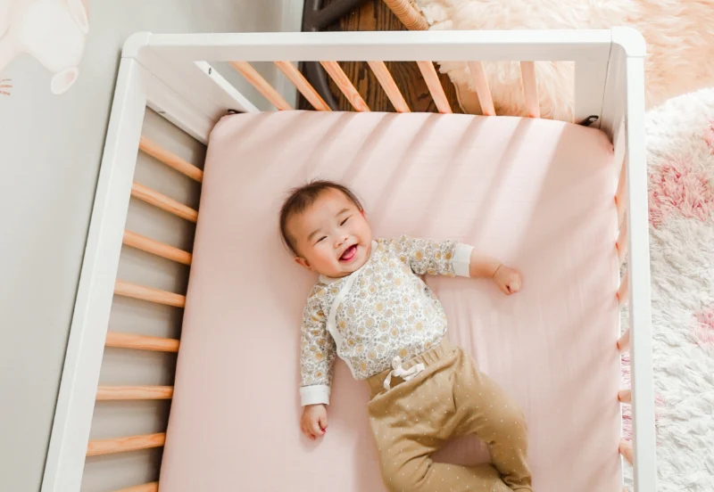Breathable Organic Fitted Mini Crib Sheets - Image 49