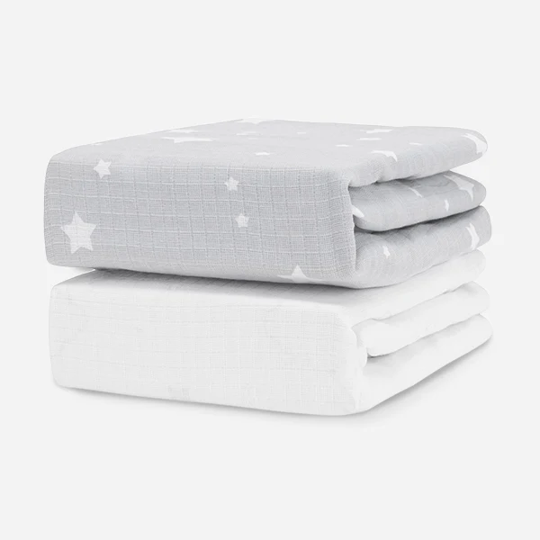 Breathable Organic Fitted Mini Crib Sheets - Image 7